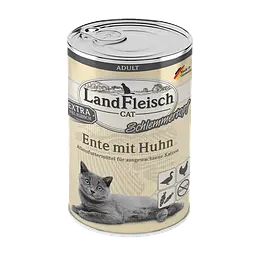 Консерви для котів LandFleisch Adult Cat Ente mit Huhn (качка, курка) 400 г