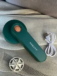 Акумуляторна машинка для стрижки видалення катишок Sokany SK-878 для одягу 5 Вт Зелений - мініатюра 8