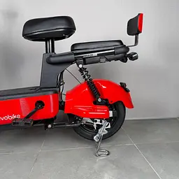 Міський електровелосипед EVOBIKE Nova S 500W з пасажирським сидінням, поворотниками, корзиною та дисплеєм, 48V 12Ah (економний, до 40 км/год), червоного кольору  - мініатюра 17