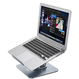 Тримач настільний Hoco PH52 Plus Might metal rotating Metal gray - мініатюра 3