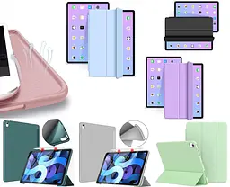 Чохол BeCover Tri Fold Soft TPU Silicone для Apple iPad Air 11 M2 2024 Пурпуровий (711411) - мініатюра 6