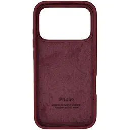 Чохол Silicone Case для Apple iPhone 17 Pro Plum AA [145172] - мініатюра 2