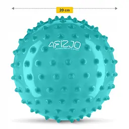 М'яч для пілатесу, йоги, реабілітації 4FIZJO 20 см (масажний) Mint (P-5905973406093) - мініатюра 7