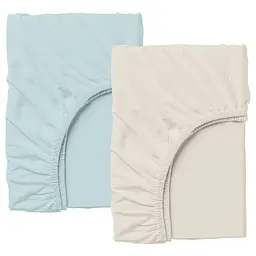 Набір простирадло на резинці 90х200 BEIGE / BLUE COSAS (4822052029466)