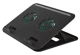 Підставка для ноутбука до 16" Trust Cyclone, Black, 2x8 см вентилятори, 8 рівня підйому та нахилу, 230х300х15 мм, 531 г (17866)