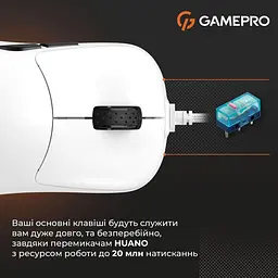 Миша GamePro GM690W White (GM690W) - мініатюра 9