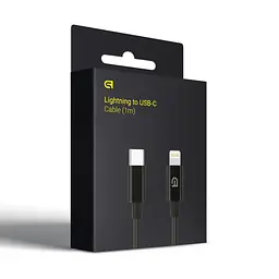 Кабель ArmorStandart AMQGJ2B Lightning to USB-C Cable 1m black (ARM64293) - мініатюра 5