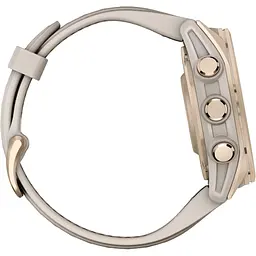 Смарт-годинник Garmin Fenix 8 AMOLED Sapphire 43mm Soft Gold with Fog Gray/Dark Sandstone Silicone Band (010-02903-10) [115093] - мініатюра 5