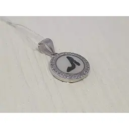 Срібна підвіска TOP Silver з фіанітами. 540245Б - мініатюра 2