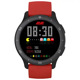 Смарт-годинник 47 mm 2E Alpha Motion GT2 Black-Red - мініатюра 2