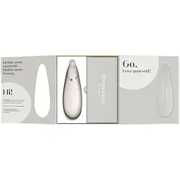 Вакуумний кліторальний стимулятор Womanizer Premium 2 Grey - мініатюра 7