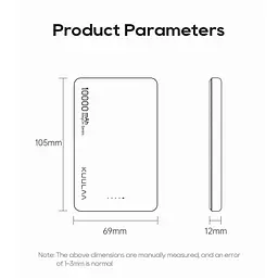 Повербанк Kuulaa MagSafe Powerbank з бездротовою зарядкою для iPhone 10000 mAh 20W Dark Green - мініатюра 10