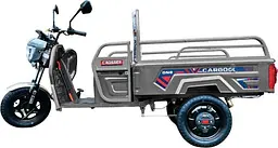 Вантажний електроскутер-самоскид триколісний CROSSER Cargo 13"  (1500W 60V, 45Ah) Сірий