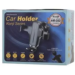 Тримач для телефонів в машину Remax RM-C02 Airvent Car Holder Black (100592) - мініатюра 2