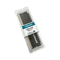 Модуль пам'яті для комп'ютера DDR5 32GB 5600 MHz Heatsink Black Wibrand (WI5600DDR5D/32GB) - мініатюра 2