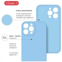 Чохол до мобільного телефона Intaleo SoftShell Apple iPhone 14 Pro Max Light Blue (1283126557828) - мініатюра 5