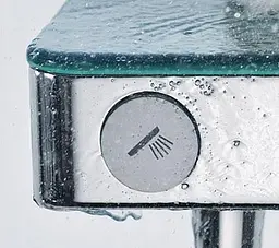 Душова система Hansgrohe Raindance Select E 300 2Jet з термостатом ShowerTablet White/Chrome 27126400, Хром - мініатюра 4