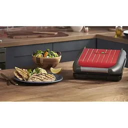 Гриль Russell Hobbs George Foreman 25030-56 Compact Steel Grill (6651562) - мініатюра 8