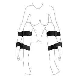 Набір для фіксації Art of Sex - BDSM Hands to feet Simple - мініатюра 2