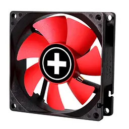 Вентилятор для корпуса 80mm Xilence XPF80.R black/red, Retail Box - мініатюра 4