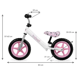 Велосипед велосипед Kidwell Rebel White Bunny - мініатюра 7