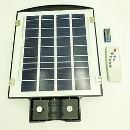 Ліхтар вуличний акумуляторний світильник 10000mAh з пультом на сонячній батареї LED Solar Street Light 45W UKC 7141 - мініатюра 7