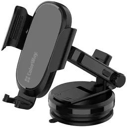 Універсальний автотримач ColorWay Dashboard Car Wireless Charger 15W Black (CW-CHAW037Q-BK) - мініатюра 7