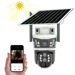 4G-камера V39 360° • Вулична IP-камера IPC-V380-P10-4G із SIM-картою, сонячною панеллю та віддаленим доступом - мініатюра 5