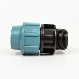 Муфта для ПЕ труб SantehPlast затискна із зовнішньою різьбою 32х1 1/4" 30412