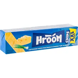 Уцінка. Картопляні чипси пластинки Hroom! Сир та цибуля 100 г  - мініатюра 2