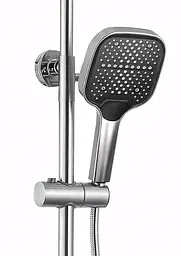 Душова система з виливом Rea Arlo 93–132 см nickel brushed REA-P7340 - мініатюра 4