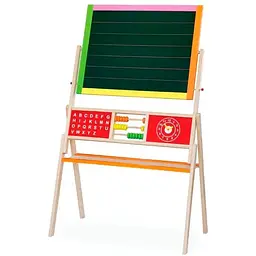 Дерев'яний мольберт Viga Toys 50951 двосторонній магнітний