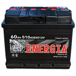 Акумулятор автомобільний ENERGIA 60Аh (000022387) - мініатюра 2