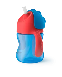 Чашка з трубочкою Philips Avent 9+ міс. 200 мл синя з червоним (SCF796/01) - мініатюра 2
