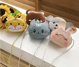 Сумочка для дівчинки у вигляді голови тваринки С 64657 - мініатюра 3
