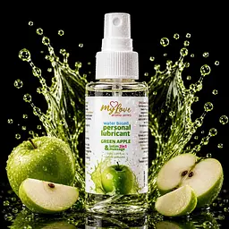 Лубрикант Boys Of Toys MyLove Aroma Series IntimMassage Green Apple 2в1 та масажний гель, 50 мл - мініатюра 2