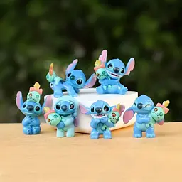 Дитячі фігурки Ліло та Стіч Lilo & Stitch 6 шт - мініатюра 6