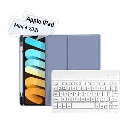 Чохол до планшета BeCover with keyboard Apple iPad Mini 6 2021 Purple (712991) - мініатюра 2