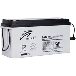 Акумулятор Ritar AGM 12V/150Ah/1800Wh [RA12-150] [125669]