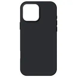 Силиконовый чехол для Apple iPhone 16 Pro Max, ICON2 Case, черный, противоударный, панель, защита всего корпуса, матовая поверхность Soft Touch, выступает над дисплеем, совместим с защитными стеклами и пленками, с микрофиброй, ArmorStandart (ARM78637)