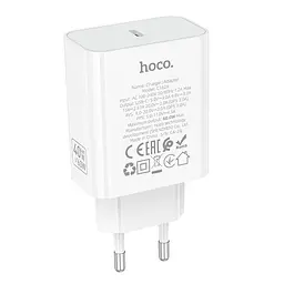Адаптер сетевой HOCO Source single port PD charger C162A 1Type-C, 40W/3A, PD/QC