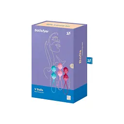 Вагінальні кульки Satisfyer V Balls C03, 3 шт., різнобарвний - мініатюра 2