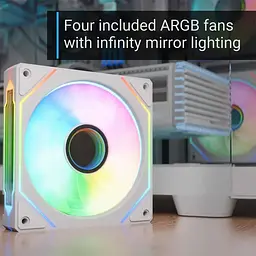 Корпус AeroCool P500C-G-WT-v1 White (ACCM-PN01043.21) [146678] - мініатюра 7