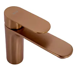 Змішувач для умивальника Rea Drop низький brushed copper REA-B6381 - мініатюра 4