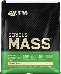 Гейнер з Вітамінами та Мінералами Serious Mass - 5400 г