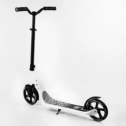 Самокат Best Scooter 92х48х104 см Чорно-білий 000231607 - мініатюра 4