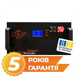 Акумулятор LogicPower LiFePO4 25,6V - 280 Ah (7168Wh) (BMS 200A/100А) LCD металл Smart RM RS485/CAN