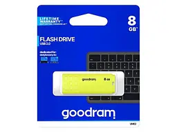 USB флеш накопичувач GOODRAM 8 GB UME2 Yellow (UME2-0080Y0R11) - мініатюра 3
