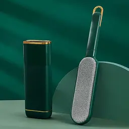 Щітка для прибирання шерсті котів з контейнером nobrand, зелений - мініатюра 2