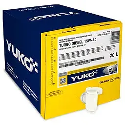 Олива моторна Yuko Turbo Diesel 15W-40 API CD/SF 20 л (26241)